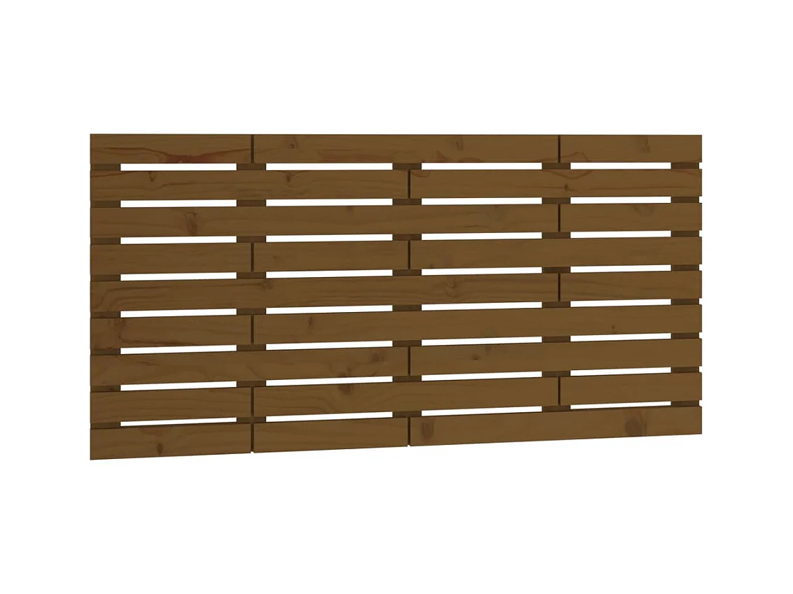 Testiera | Testata del letto da Parete Ambra 146x3x63 cm in Legno Massello di Pino