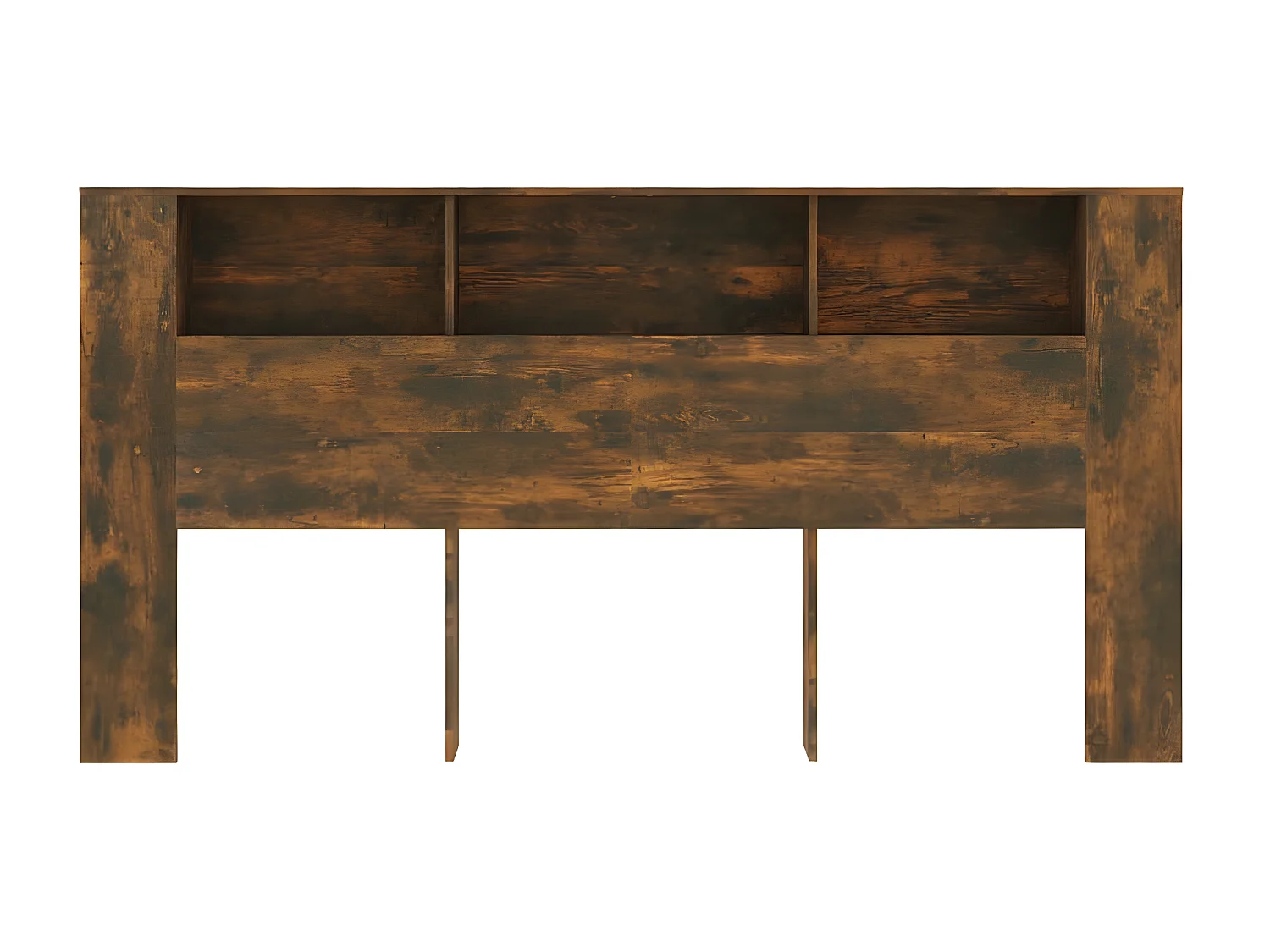 Armoire de tête de lit Chêne fumé 200x18,5x104,5 cm POI90340 BonneVie Meuble