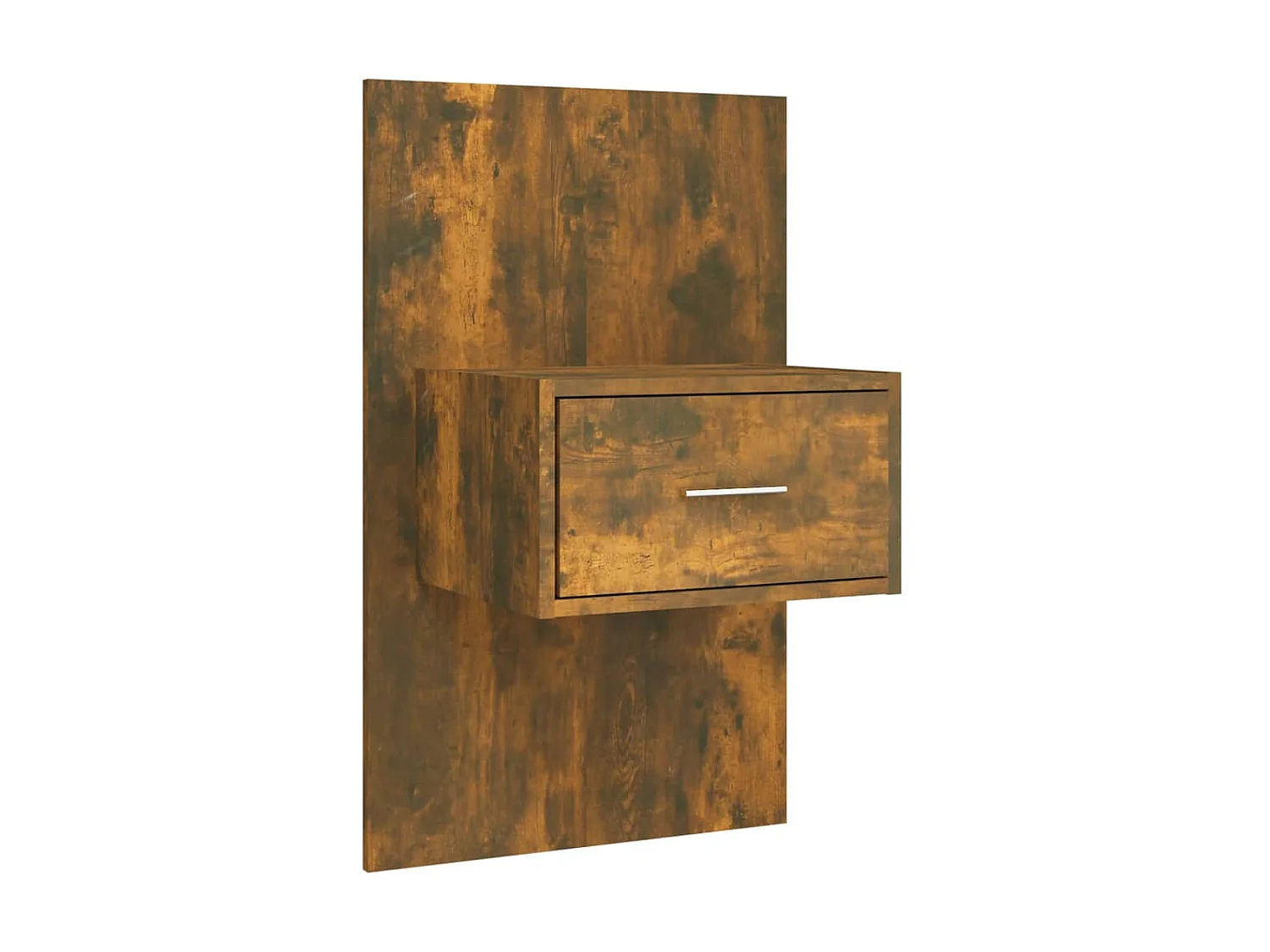 Tête de lit avec armoires Chêne fumé Bois d'ingénierie POI62014 BonneVie Meuble