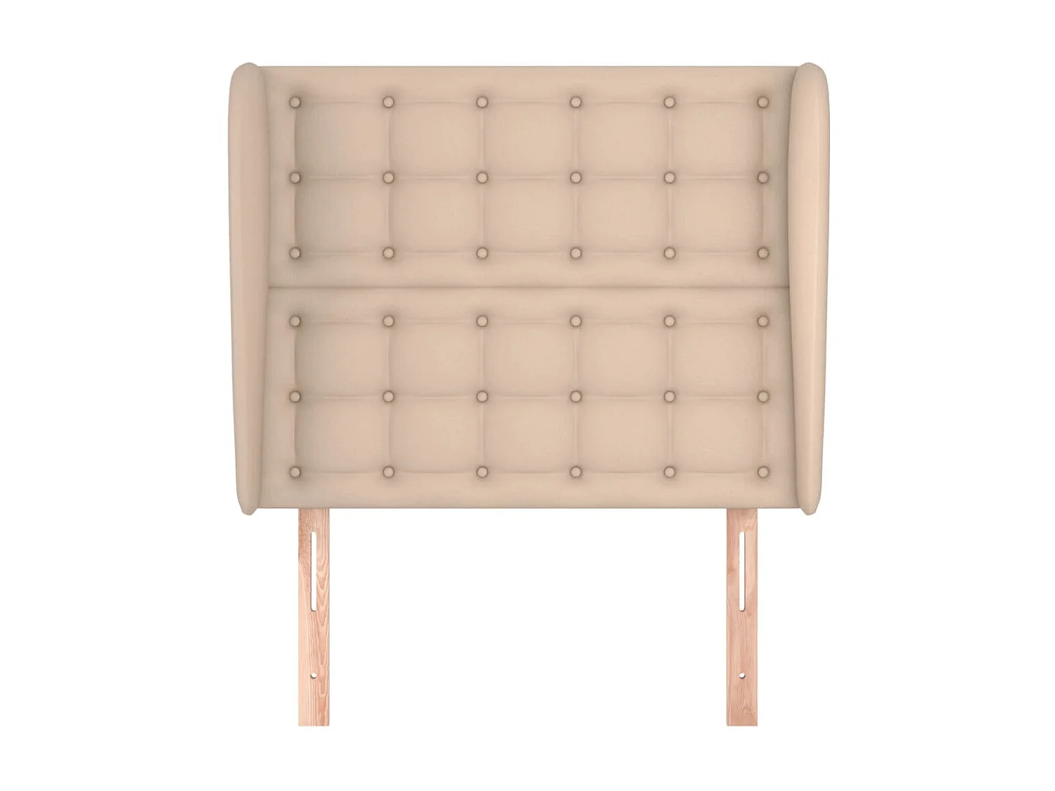 Tête de lit avec oreilles Cappuccino 93x23x118/128cm Similicuir POI17043 BonneVie Meuble
