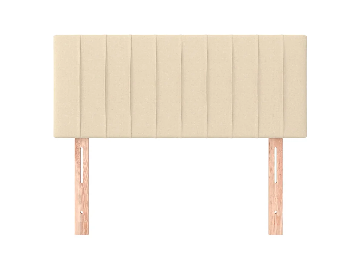 Kopfteil,Bettkopfteil Creme 90x5x78/88 cm Stoff -gkd283093