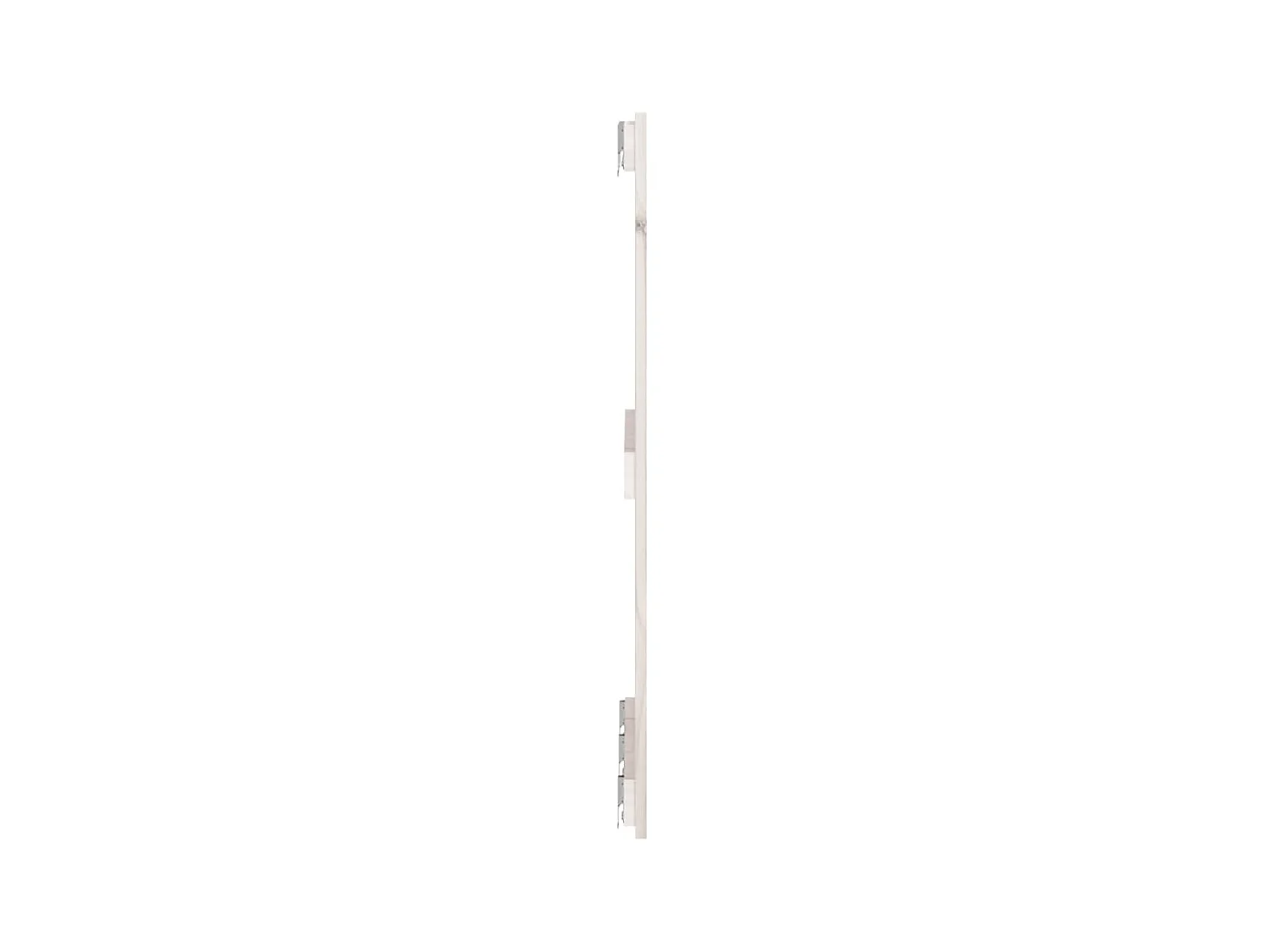 Tête de lit murale Blanc 185x3x90 cm Bois massif de pin POI41837 BonneVie Meuble