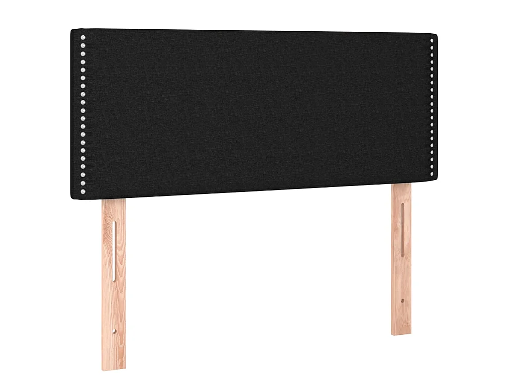 Tête de lit à LED Noir 80x5x78/88 cm Tissu POI51914 BonneVie Meuble