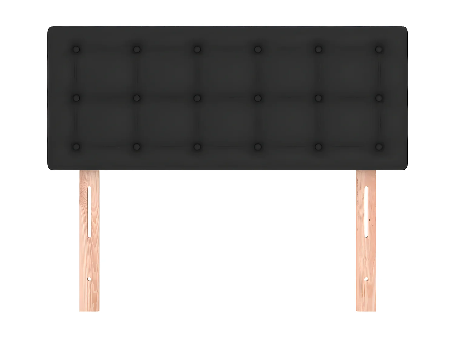 Hoofdbord 80x5x78/88 cm kunstleer zwart NL583260