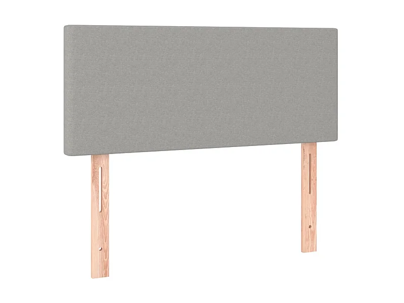Testiera | Testata del letto Grigio Chiaro 90x5x78/88 cm in Tessuto