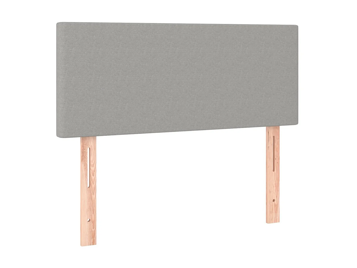Tête de lit Gris clair 90x5x78/88 cm Tissu POI55006 BonneVie Meuble