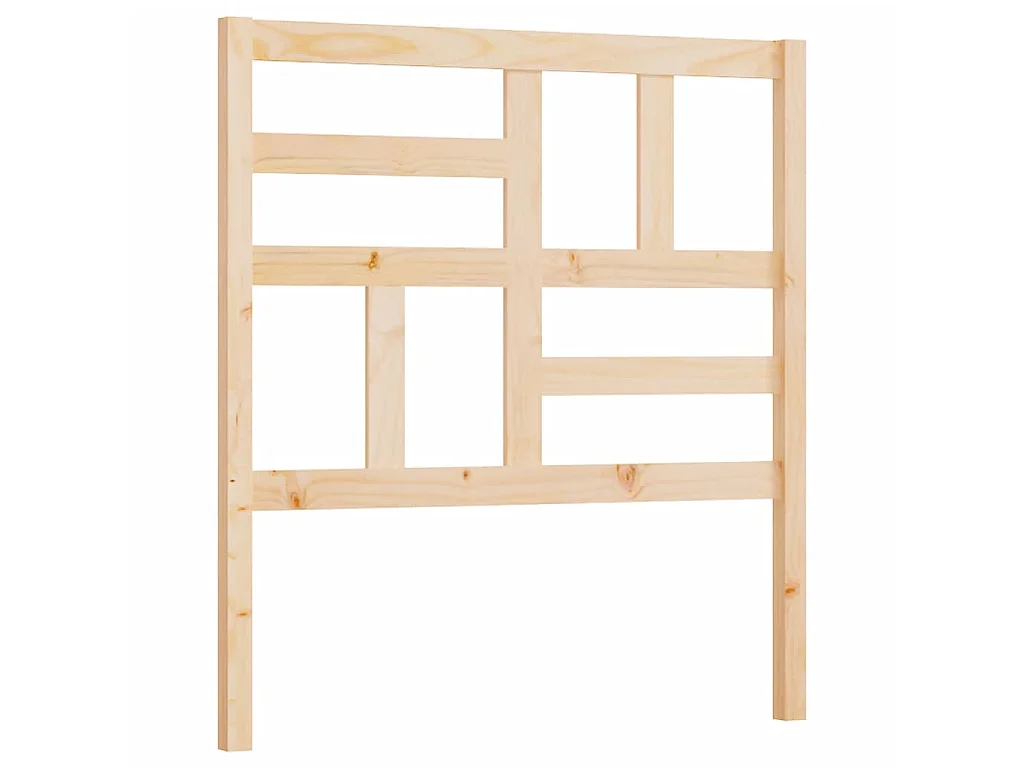 Tête de lit 96x4x104 cm Bois massif de pin POI49025 BonneVie Meuble