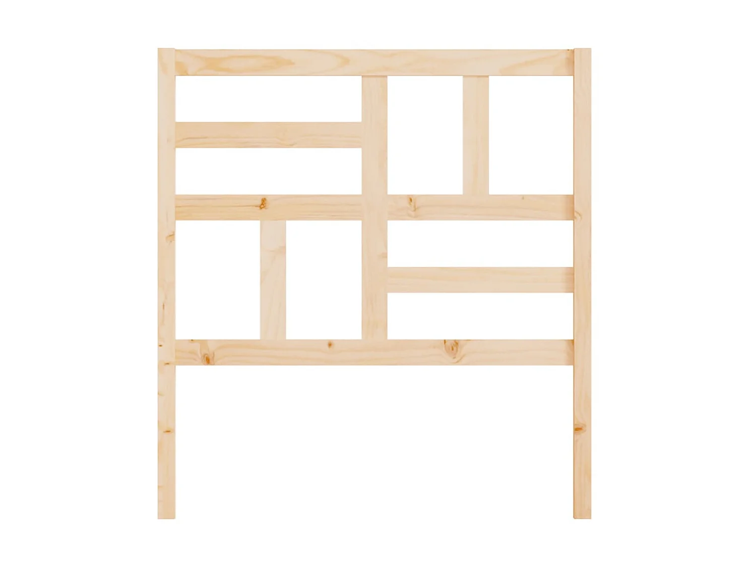Tête de lit 96x4x104 cm Bois massif de pin POI49025 BonneVie Meuble