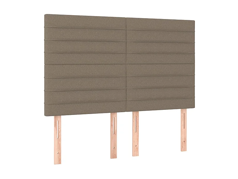 Kopfteil,Bettkopfteile 4 Stk. Taupe 72x5x78/88 cm Stoff -gkd180751