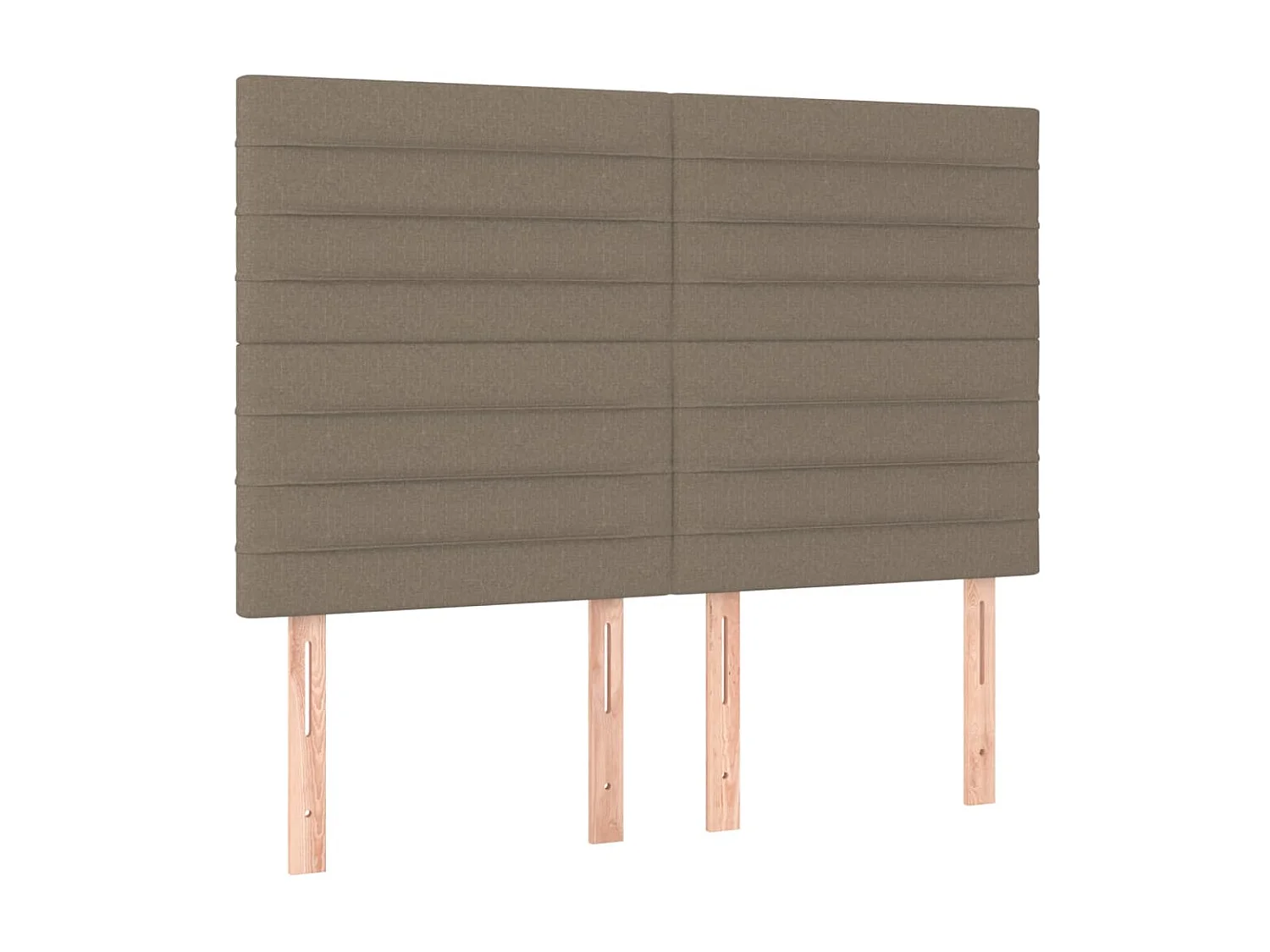 Kopfteil,Bettkopfteile 4 Stk. Taupe 72x5x78/88 cm Stoff -gkd180751