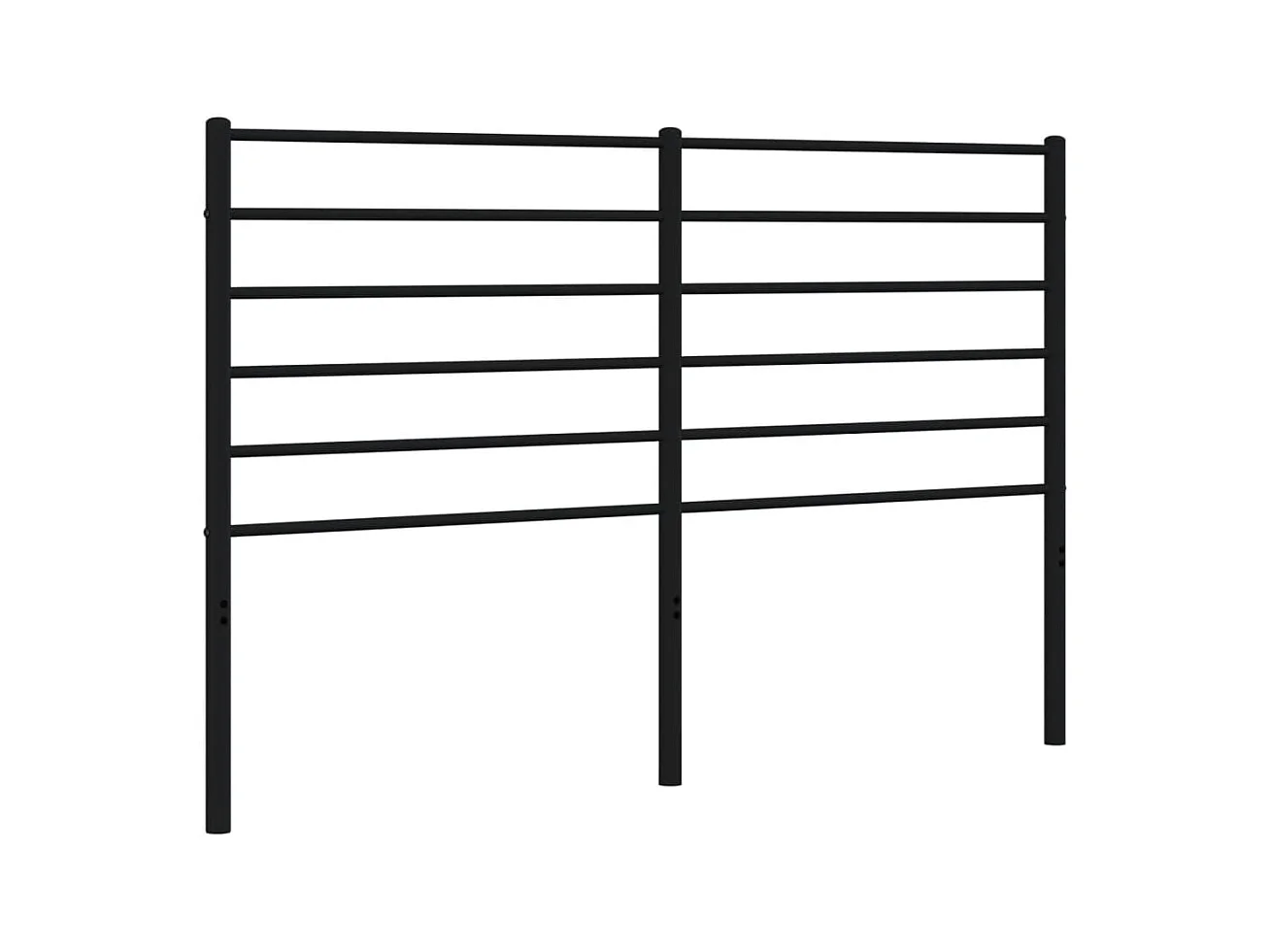 Testiera | Testata del letto in Metallo Nero 160 cm