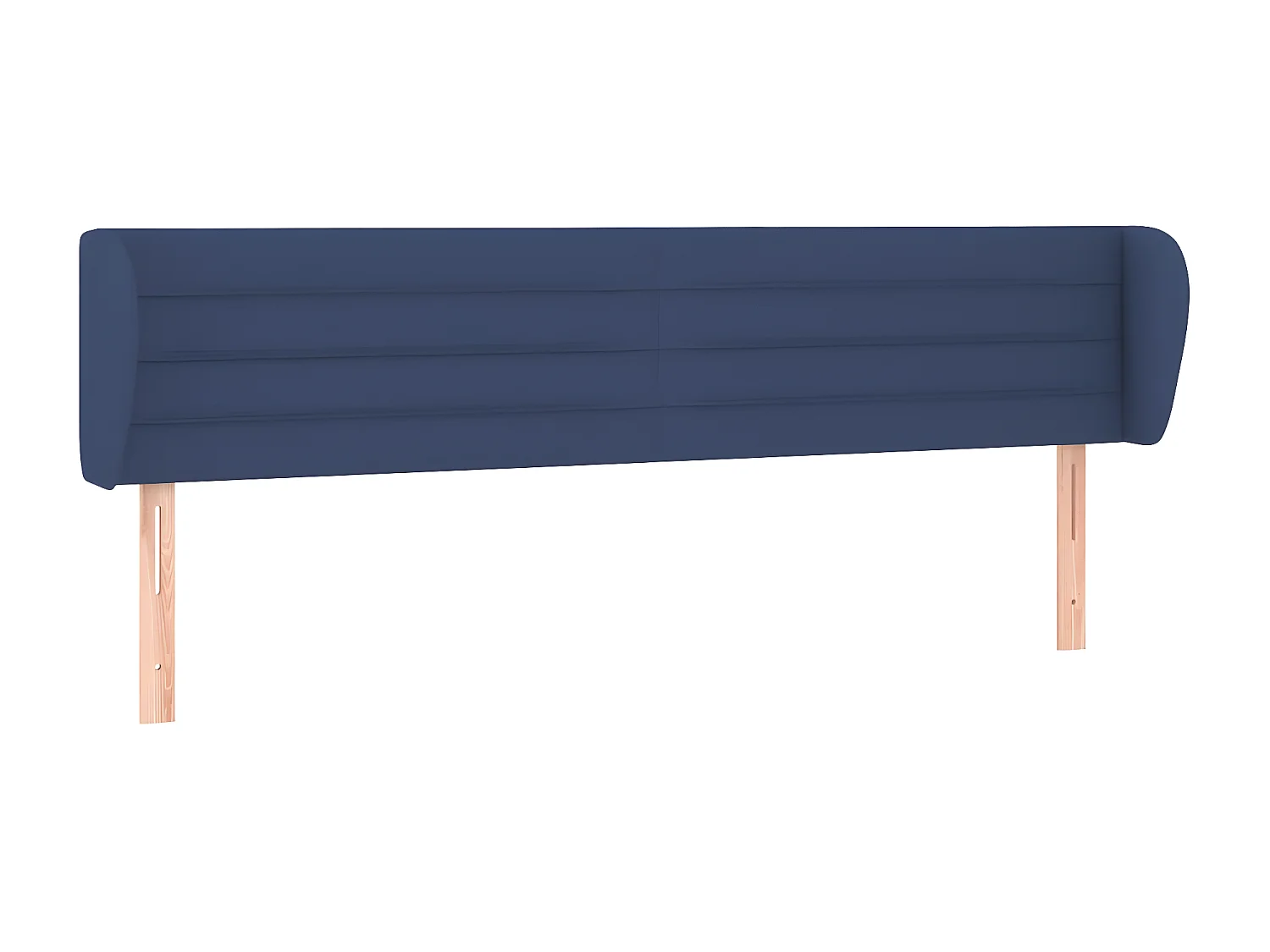 Hoofdbord met randen 183x23x78/88 cm stof blauw NL548692