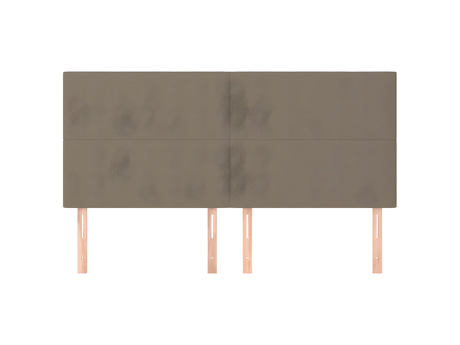 Kopfteil,Bettkopfteile 4 Stk. Taupe 80x5x78/88 cm Stoff -gkd114657