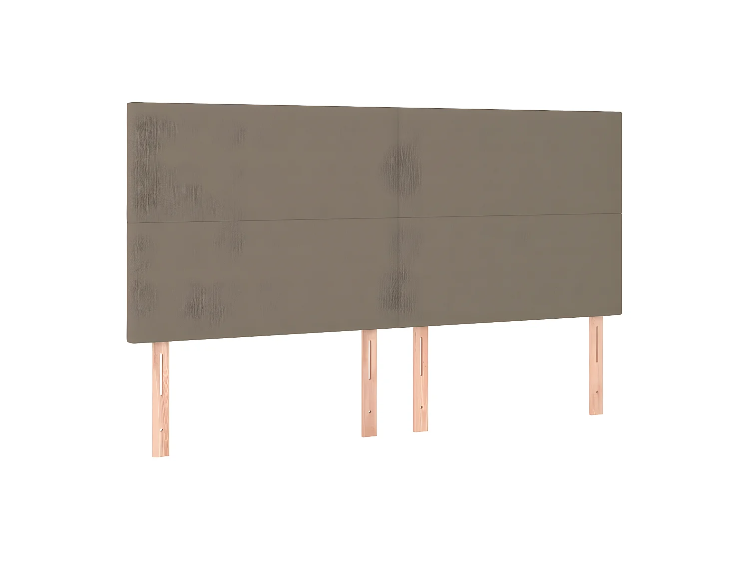Testiere | Testate del letto 4 pz Tortora 80x5x78/88 cm in Tessuto