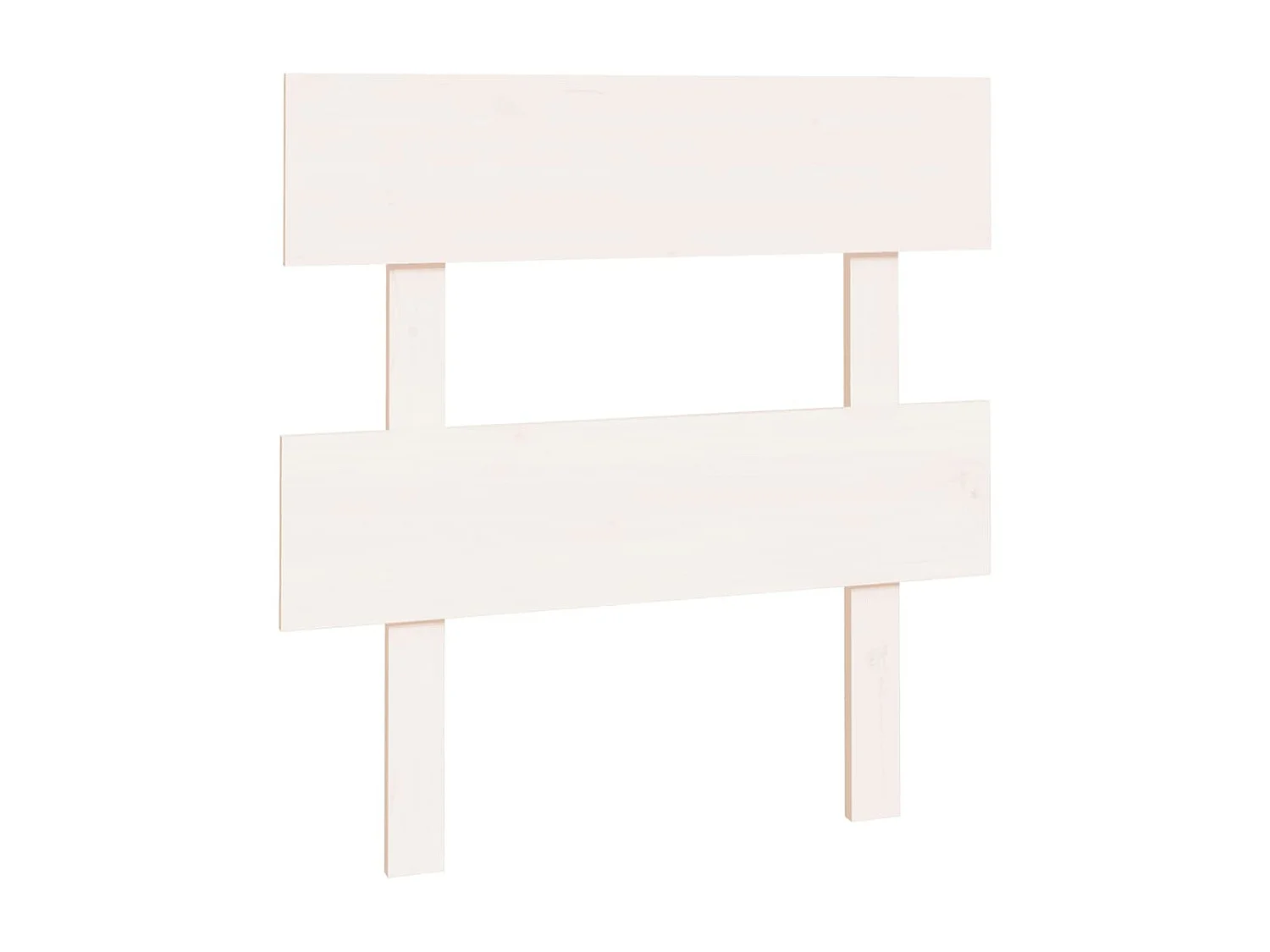 Tête de lit Blanc 93,5x3x81 cm Bois massif de pin POI63264 BonneVie Meuble