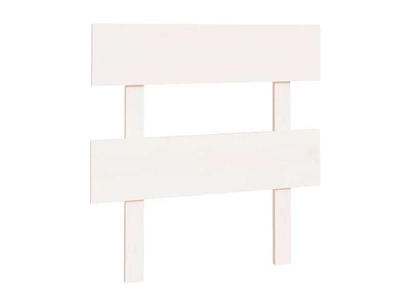 Tête de lit Blanc 93,5x3x81 cm Bois massif de pin POI63264 BonneVie Meuble