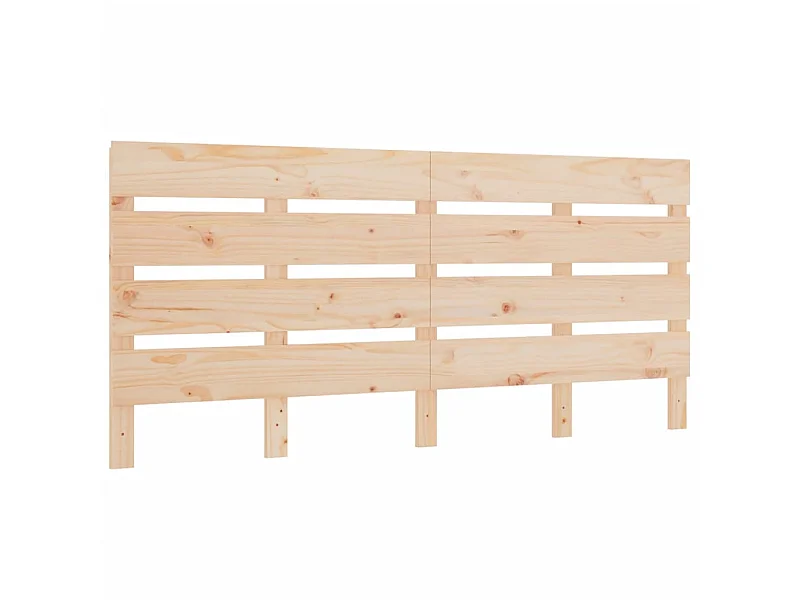 Cabecero de cama madera maciza de pino 180x3x80 cm ES57435