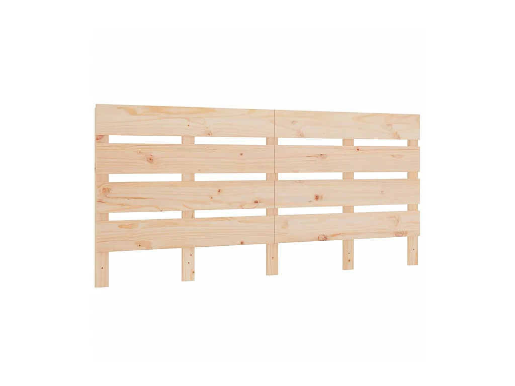 Tête de lit 180x3x80 cm Bois massif de pin POI16656 BonneVie Meuble