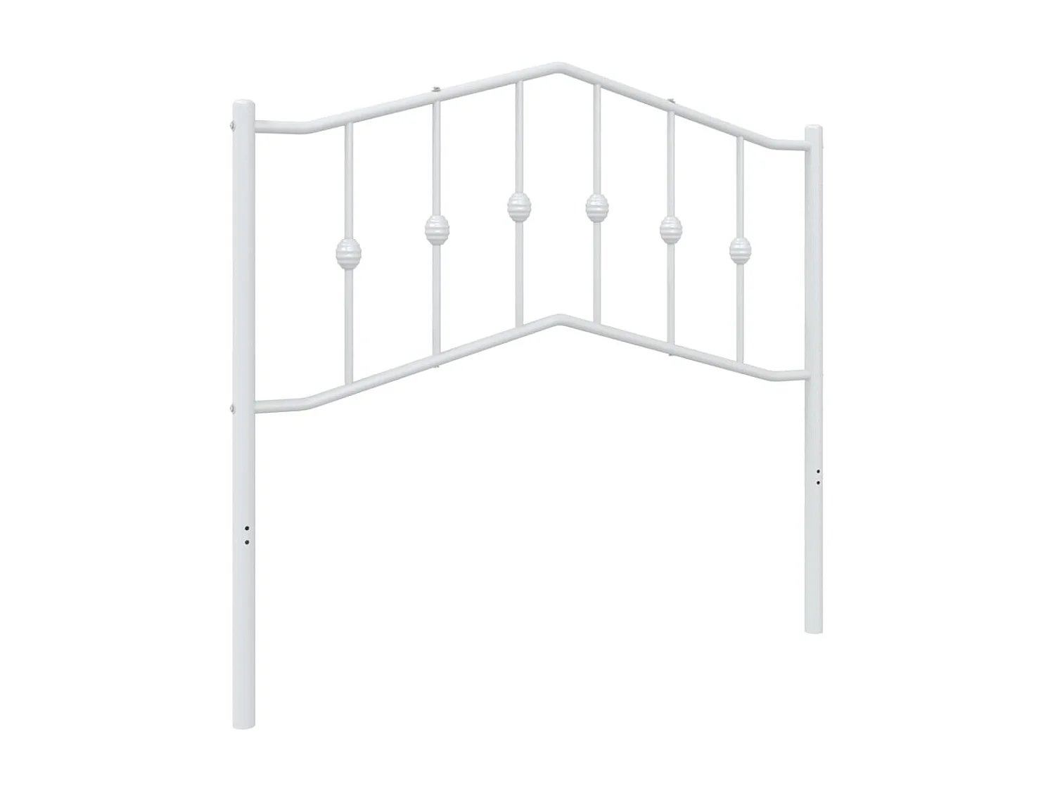 Tête de lit métal blanc 100 cm POI19912 BonneVie Meuble