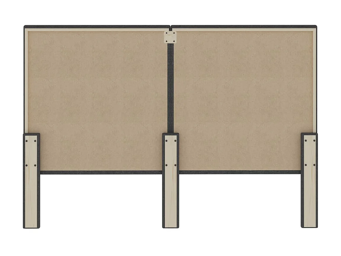 Tête de lit Gris foncé Tissu 180x200 cm  POI83917 BonneVie Meuble