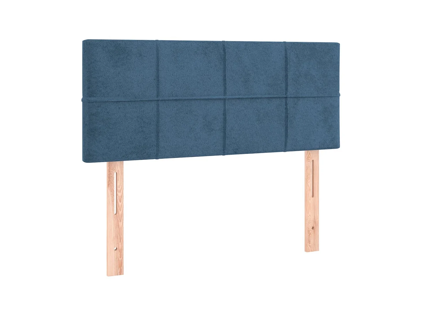 Tête de lit Bleu foncé 90x5x78/88 cm Velours POI12153 BonneVie Meuble