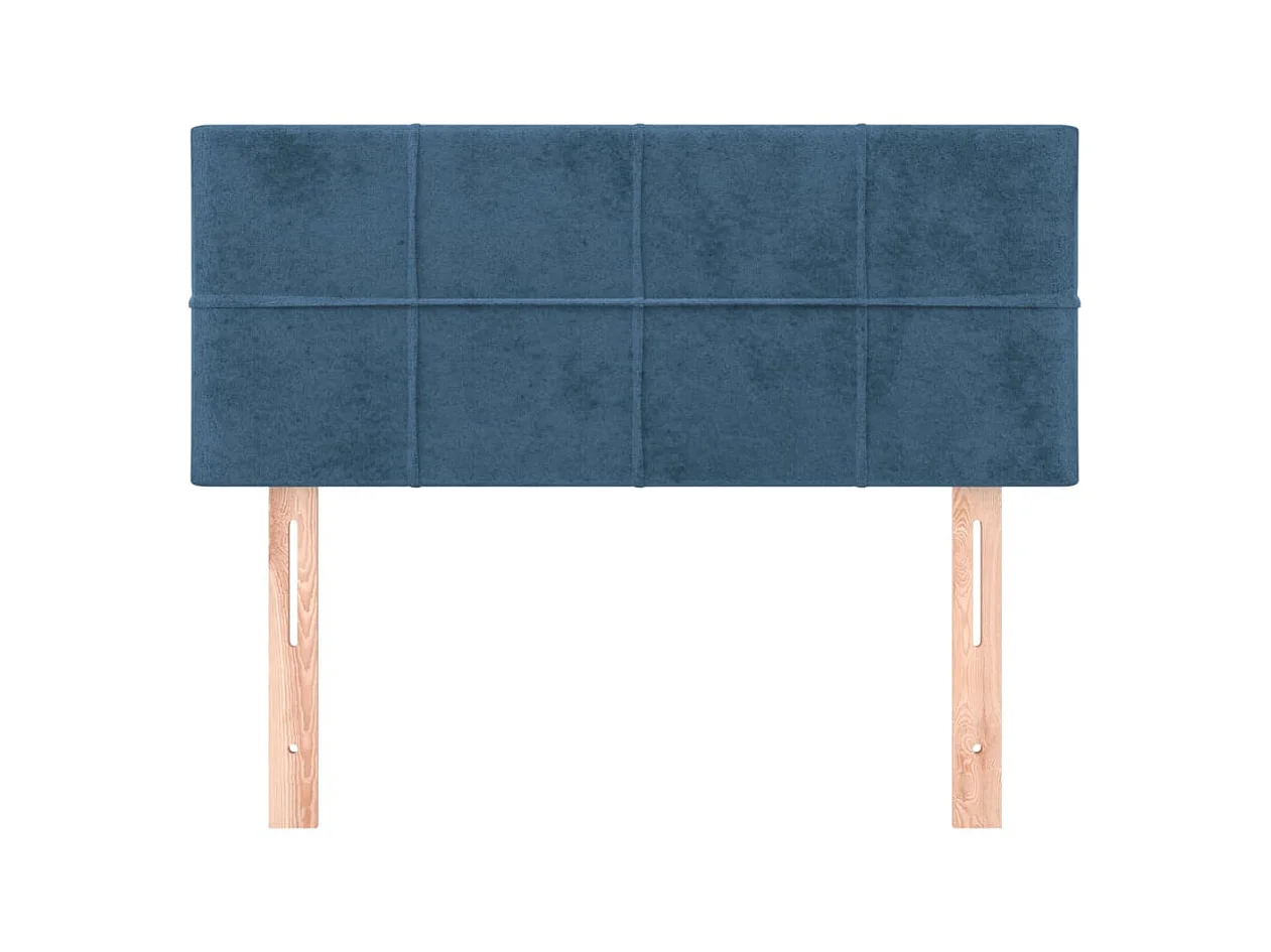 Kopfteil,Bettkopfteil Dunkelblau 90x5x78/88 cm Samt -gkd129177