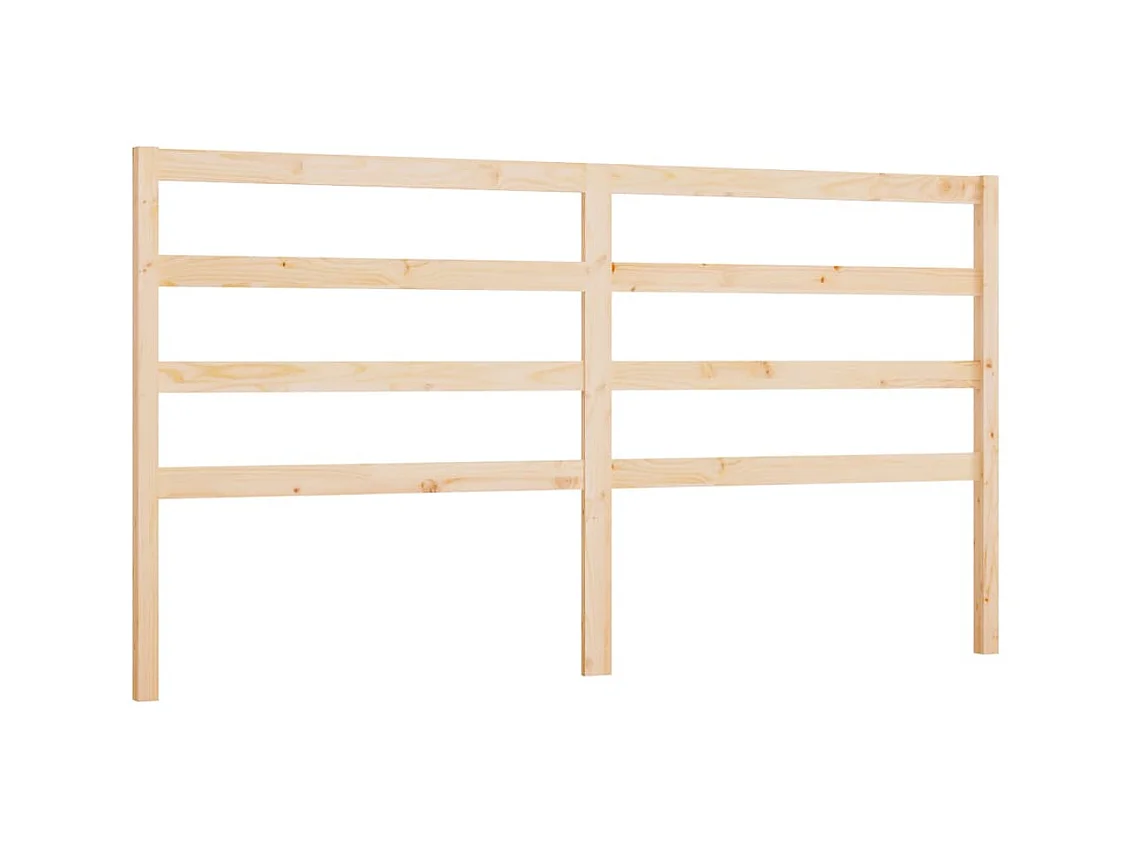 Tête de lit 206x4x100 cm Bois massif de pin POI89618 BonneVie Meuble