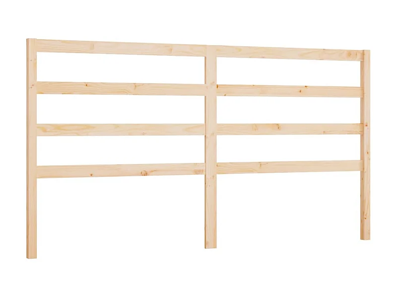 Hoofdbord 206x4x100 cm massief grenenhout NL692790