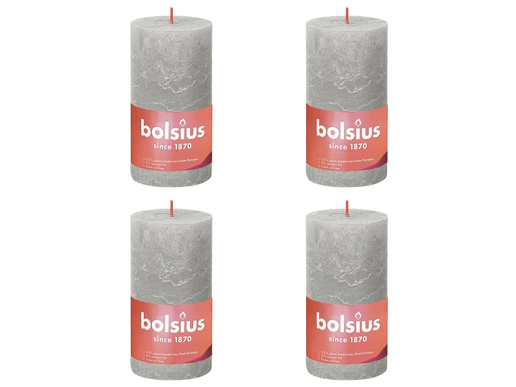 Têtes de lit 4 pcs Gris clair 80x5x78/88 cm Tissu POI59191 BonneVie Meuble