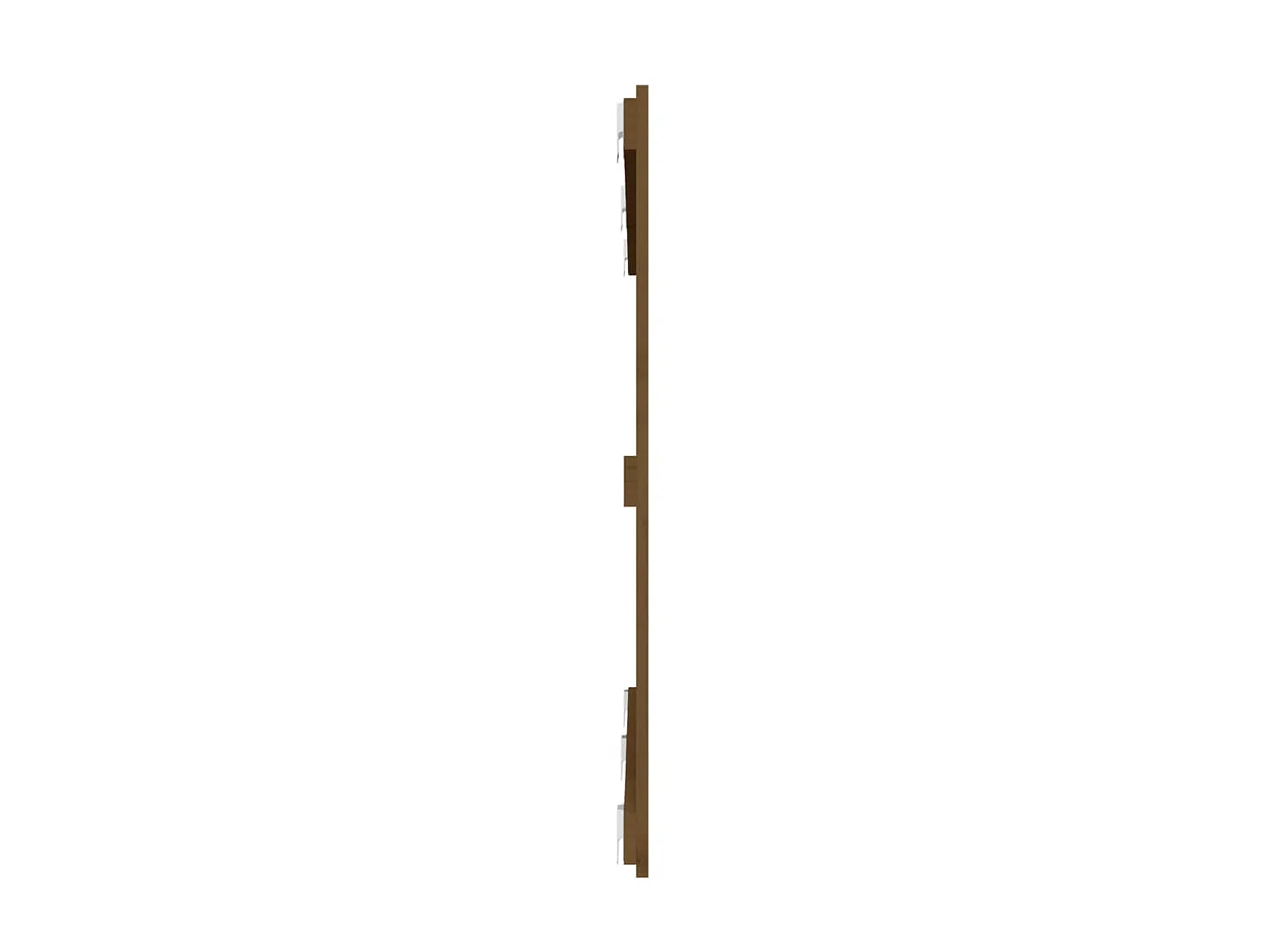 Cabeceira de parede 147x3x90 cm pinho maciço castanho-mel PT987927