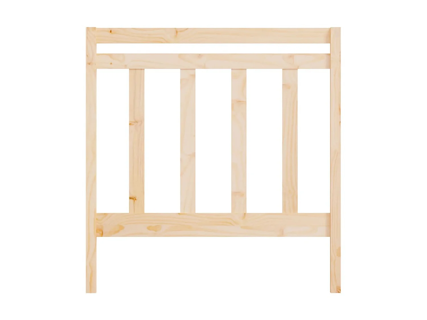 Cabeceira de cama 95x4x100 cm pinho maciço PT938221