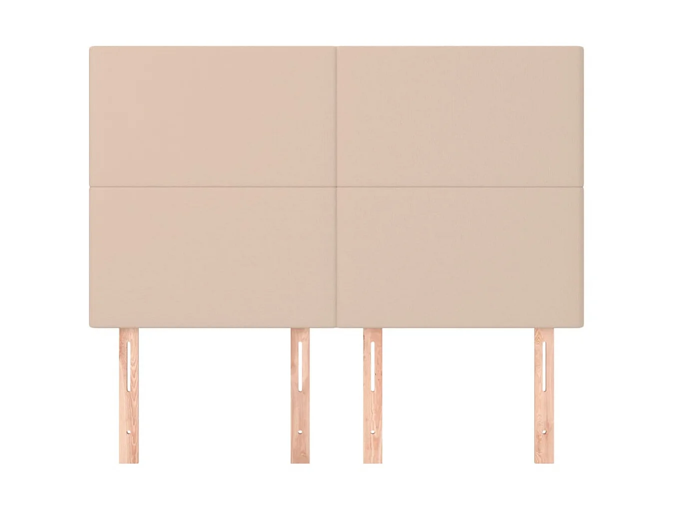 Kopfteil,Bettkopfteile 4 Stk. Cappuccino-Braun 72x5x78/88 cm Kunstleder -gkd31884