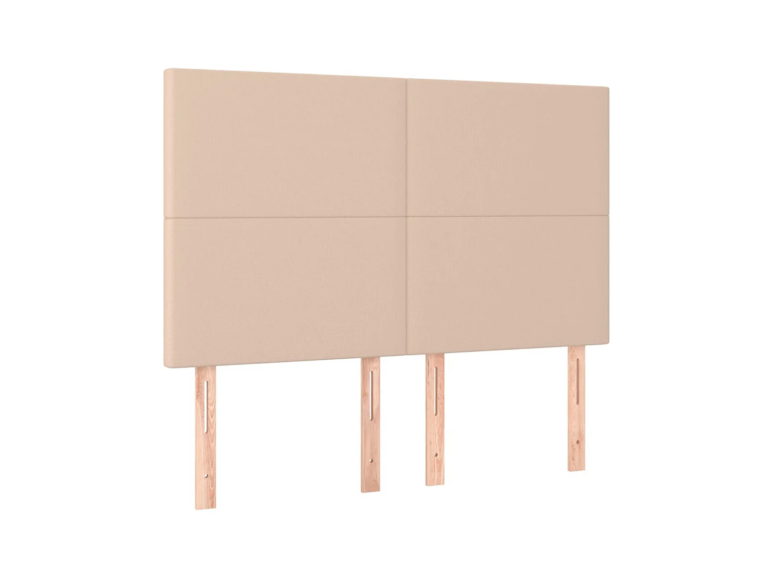 Têtes de lit 4 pcs Cappuccino 72x5x78/88 cm Similicuir POI41325 BonneVie Meuble