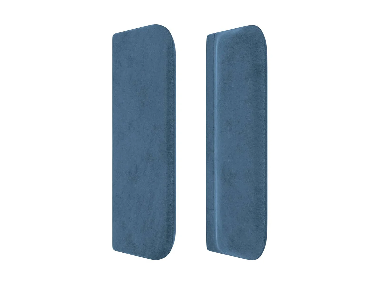 Tête de lit avec oreilles Bleu foncé 93x16x78/88 cm Velours POI59061 BonneVie Meuble