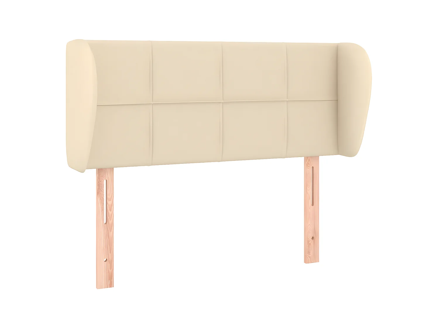Tête de lit avec oreilles Crème 103x23x78,88 cm Tissu LWE38465 BonneVie Meuble