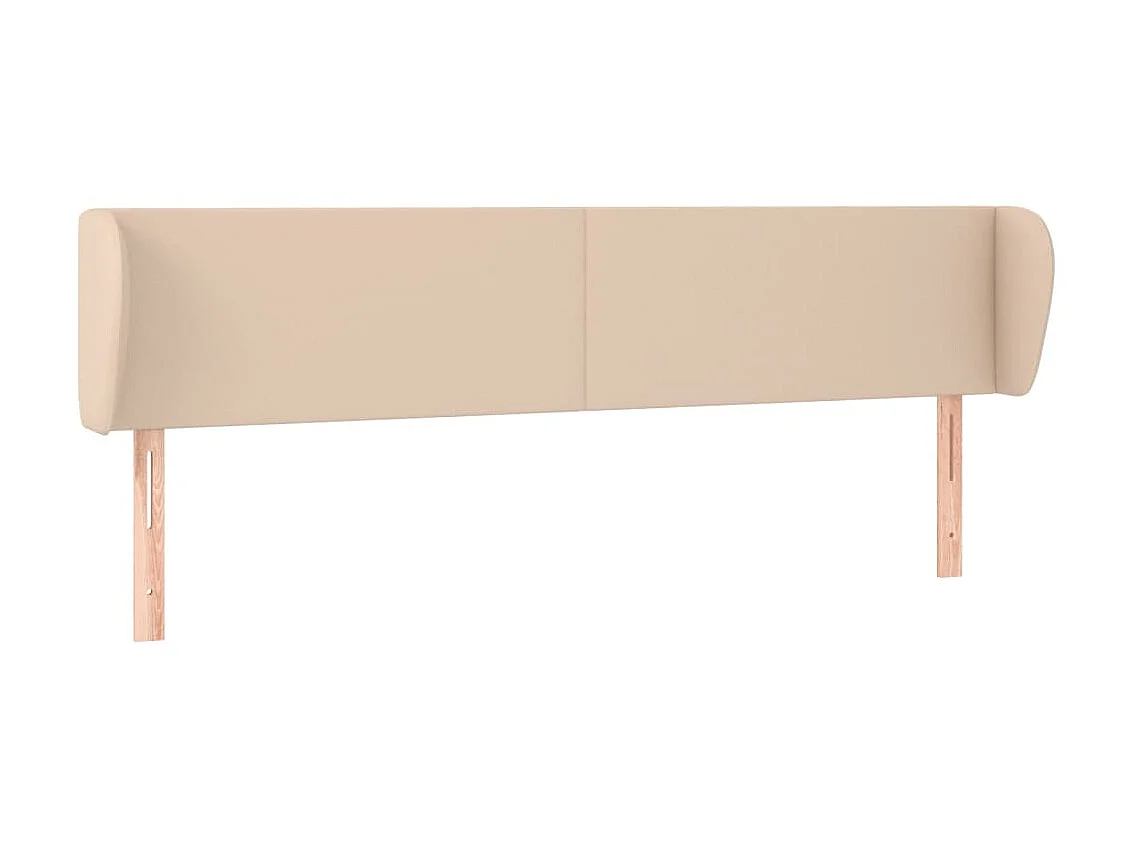 Tête de lit avec oreilles Cappuccino 183x23x78/88 cm Similicuir POI80189 BonneVie Meuble