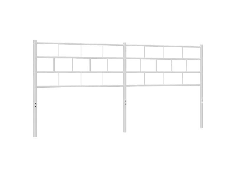 Cabecero de metal blanco 180 cm ES75079