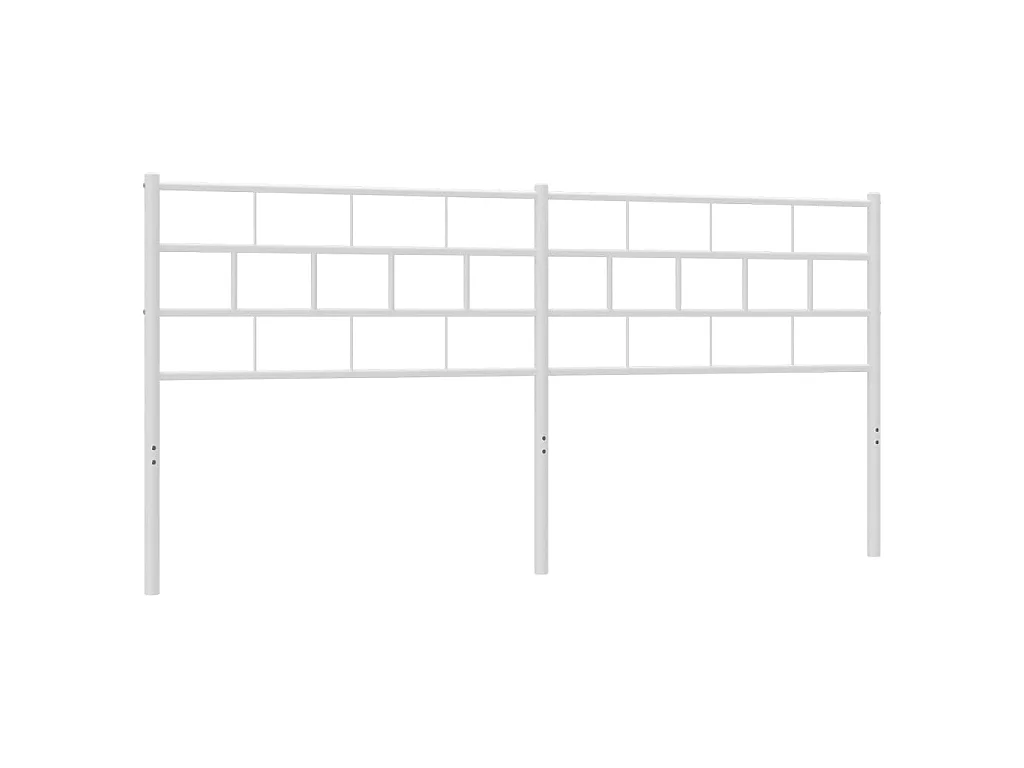 Cabecero de metal blanco 180 cm ES75079