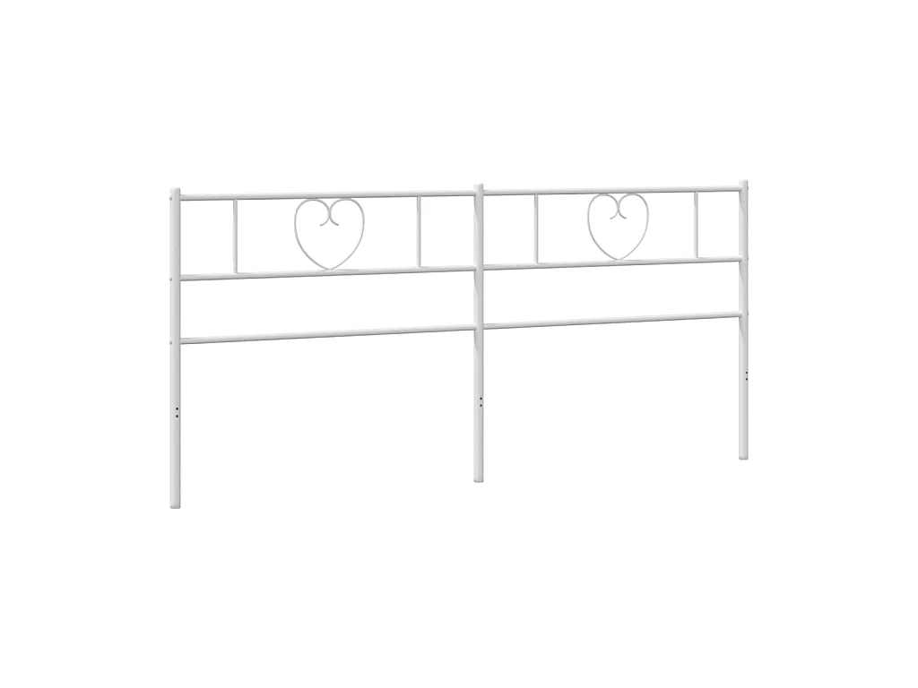 Testiera | Testata del letto in Metallo Bianco 193 cm