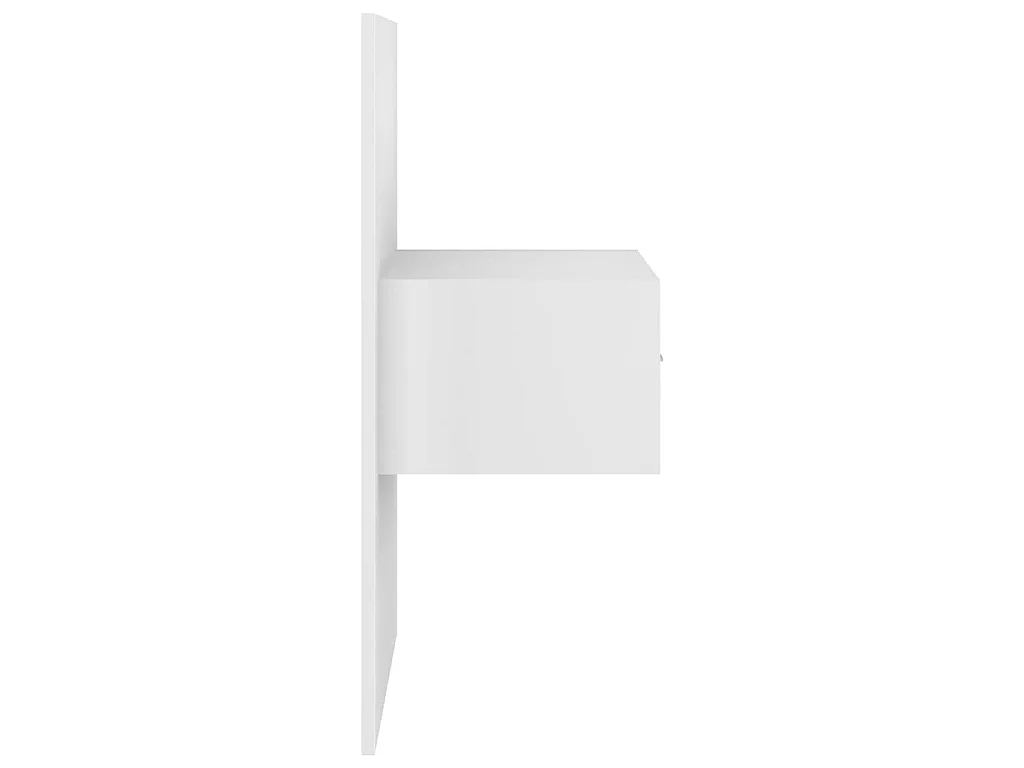 Tête de lit avec armoires Blanc Bois d’ingénierie POI42331 BonneVie Meuble