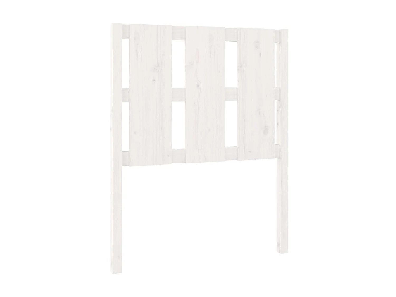 Tête de lit Blanc 80,5x4x100 cm Bois massif de pin POI99937 BonneVie Meuble