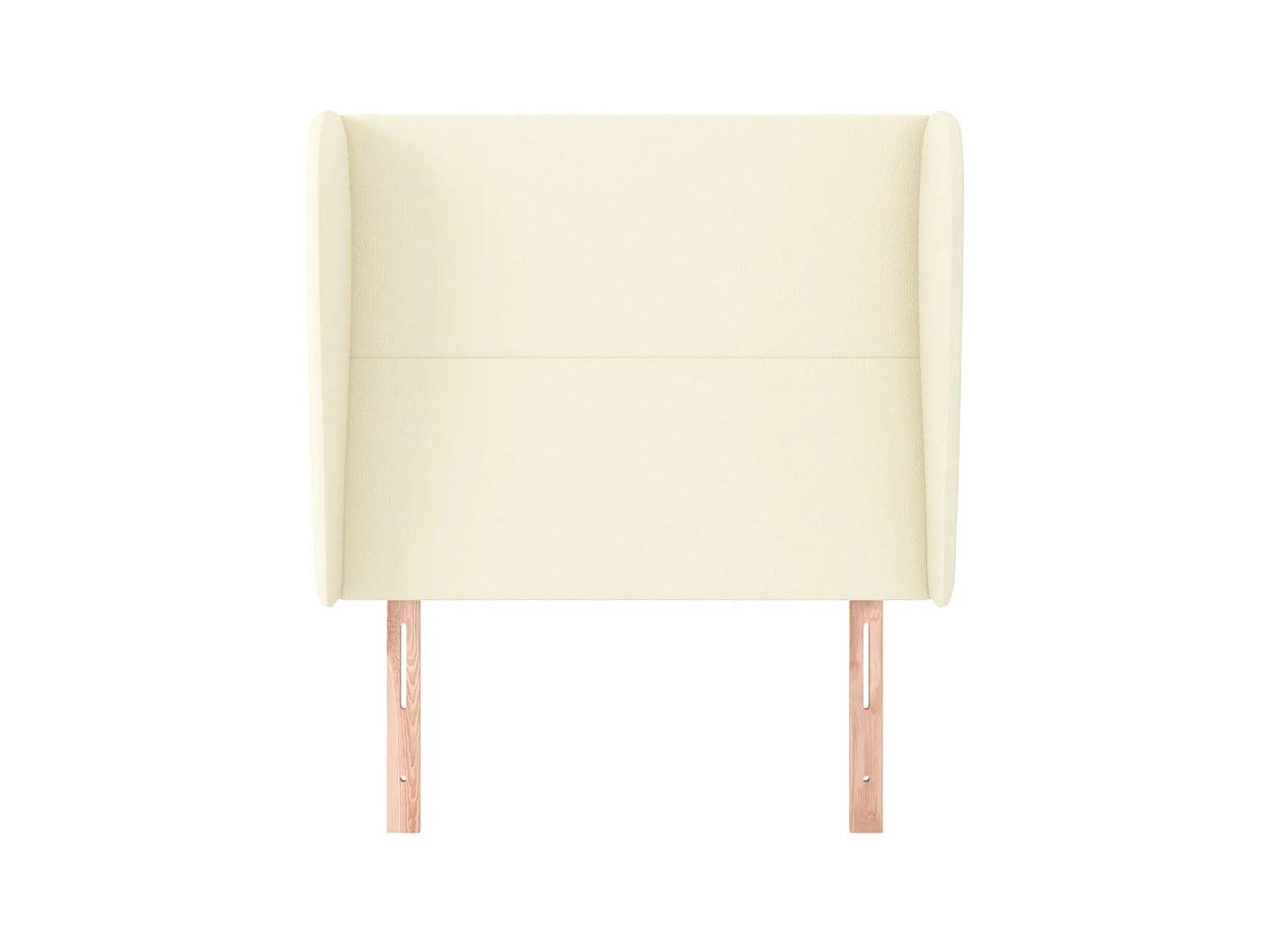 Tête de lit avec oreilles Crème 93x23x118/128 cm Similicuir POI80985 BonneVie Meuble