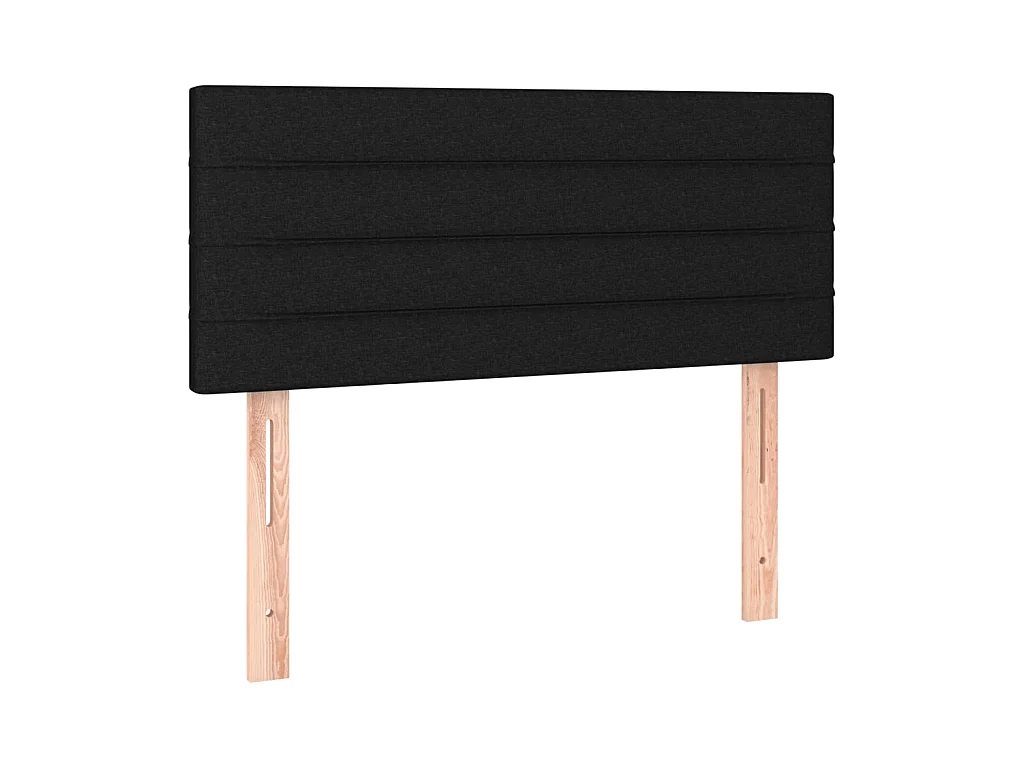 Tête de lit Noir 90x5x78/88 cm Tissu POI55689 BonneVie Meuble