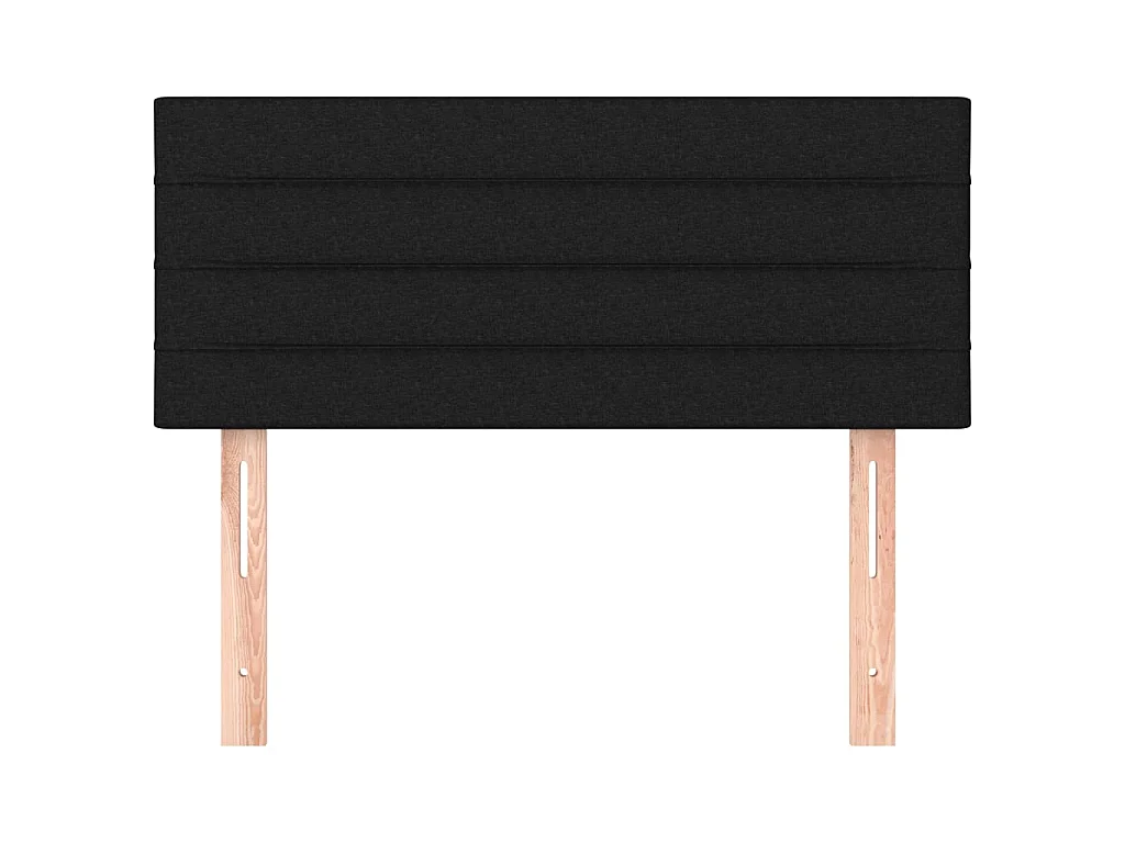 Tête de lit Noir 90x5x78/88 cm Tissu POI55689 BonneVie Meuble