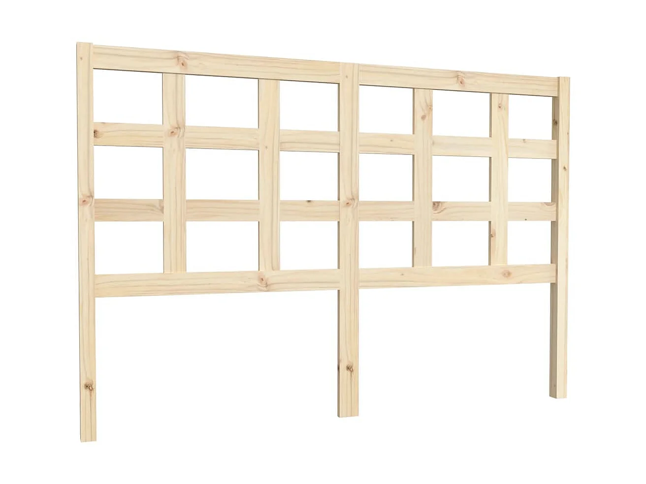 Tête de lit 145,5x4x100 cm Bois massif de pin POI48731 BonneVie Meuble