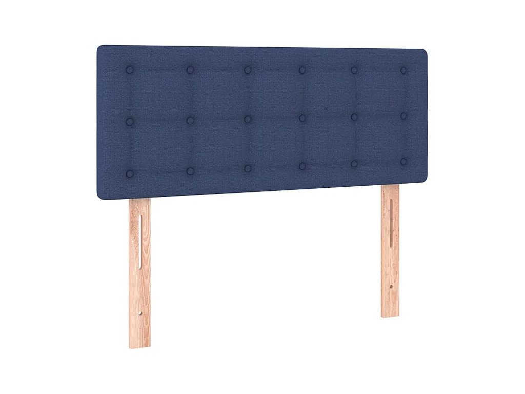 Testiera | Testata del letto Blu 80x5x78/88 cm in Tessuto