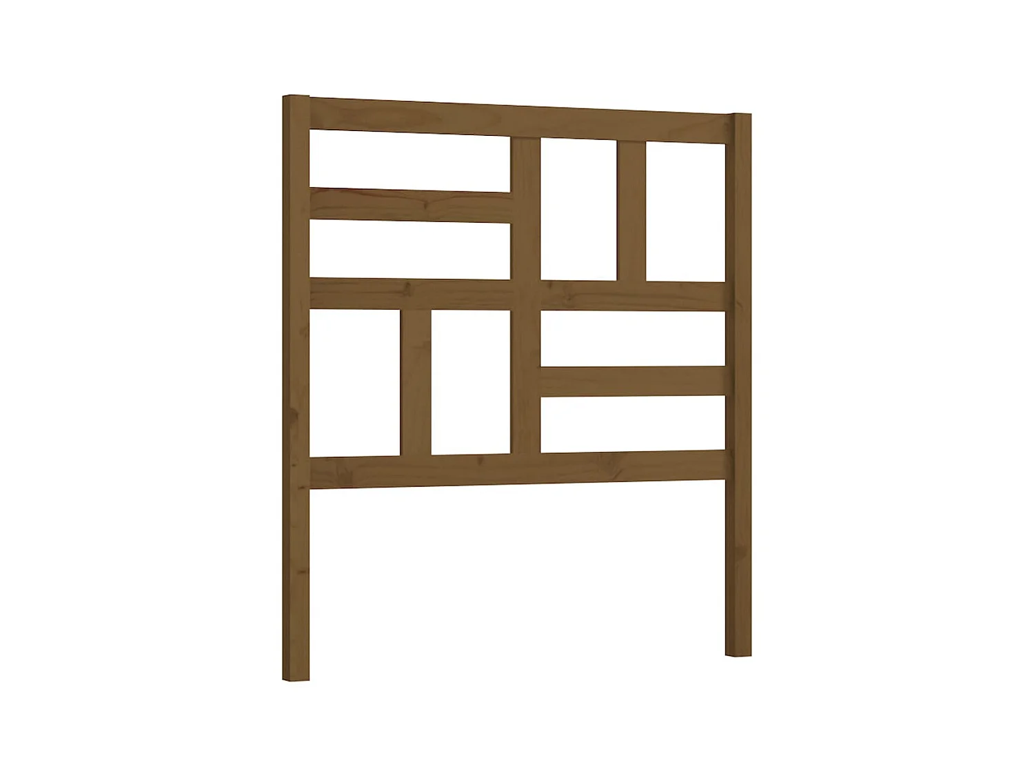 Tête de lit Marron miel 106x4x104 cm Bois massif de pin POI33554 BonneVie Meuble