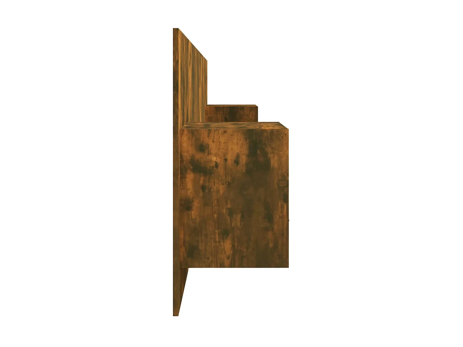 Tête de lit avec armoires Chêne fumé Bois d'ingénierie POI18822 BonneVie Meuble