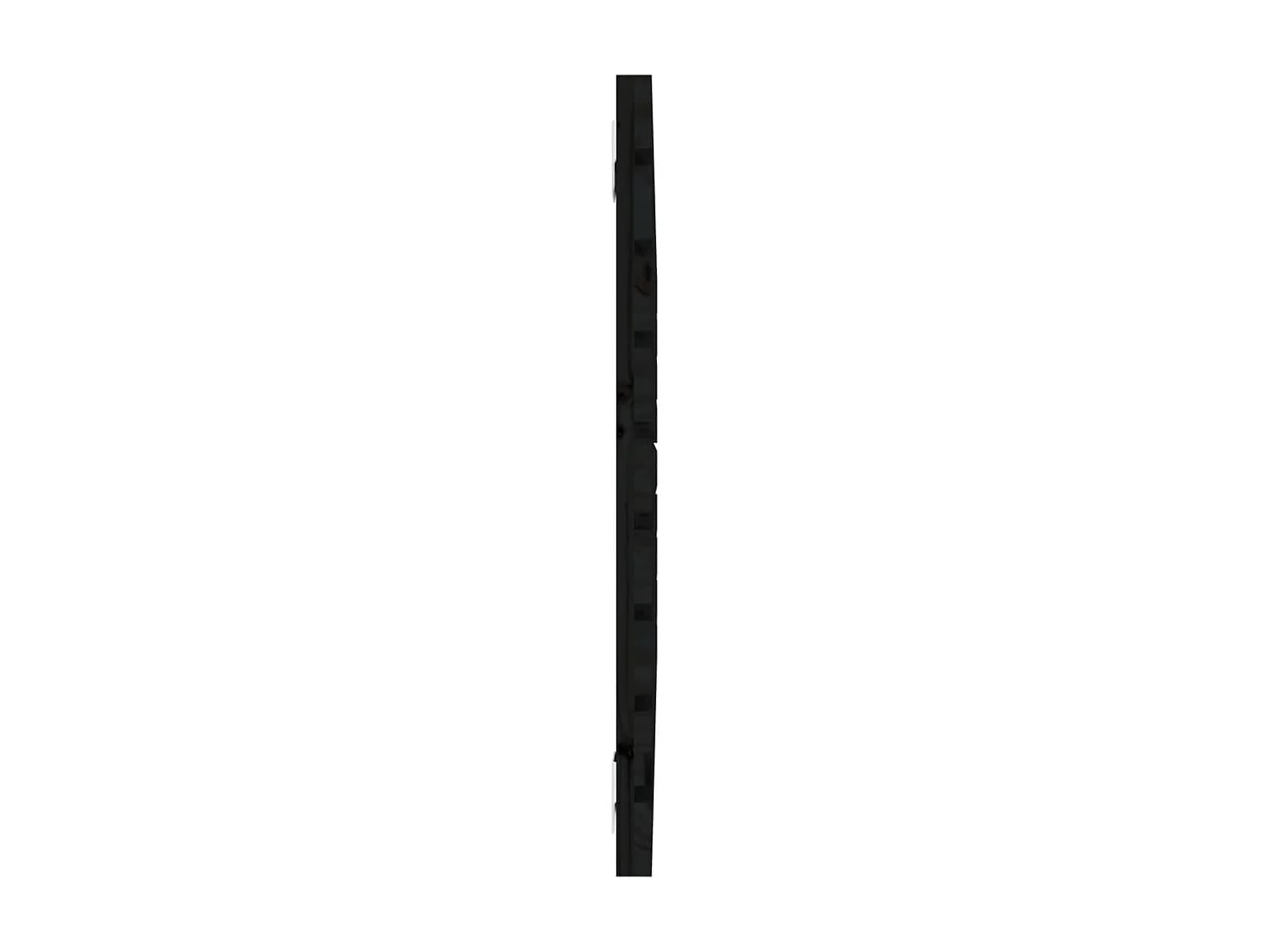 Cabecero de cama de pared madera maciza pino negro 96x3x63 cm ES52027