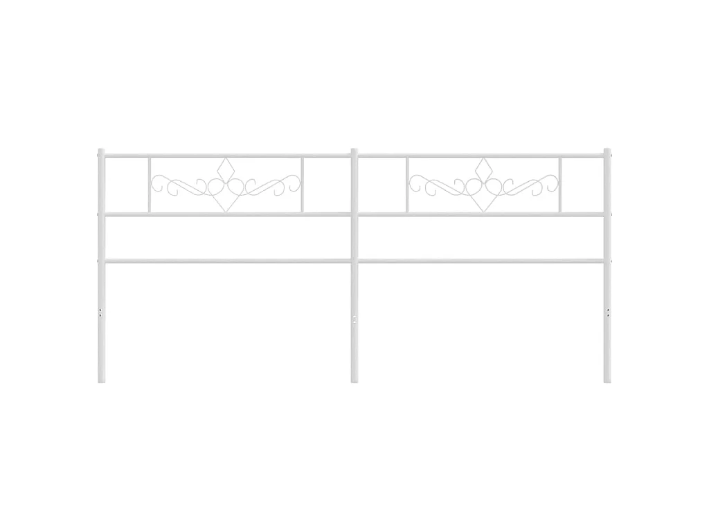 Cabecero de metal blanco 180 cm ES25984